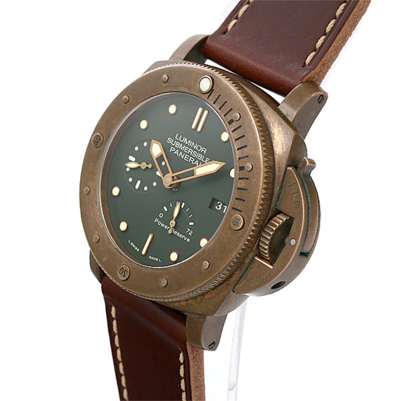 パネライ ルミノールサブマーシブル1950 3Days パワーリザーブ オートマティック ブロンゾ PAM00507 - 浦山時計店