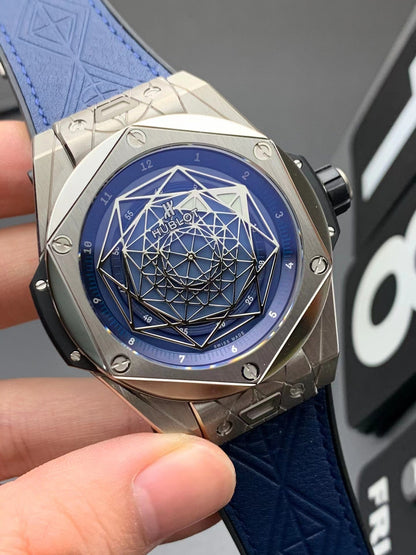 ウブロ ビッグバン ウニコ サンブルー チタニウム ブルー 限定生産２００本 415.NX.7179.VR.MXM18 - 浦山時計店
