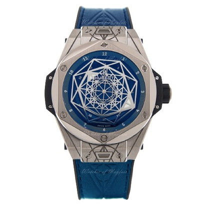 ウブロ ビッグバン ウニコ サンブルー チタニウム ブルー 限定生産２００本 415.NX.7179.VR.MXM18 - 浦山時計店