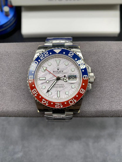 ロレックス GmtマスターⅡ 自動巻き ブラック 文字盤 ホワイトゴールド  126719BLRO-0002