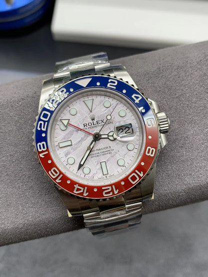 ロレックス GmtマスターⅡ 自動巻き ブラック 文字盤 ホワイトゴールド  126719BLRO-0002