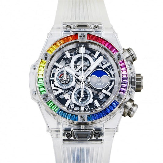 ウブロ ビッグバン ウニコ パーペチュアルカレンダー サファイア レインボー 世界限定20本406.JX.0120.RT.4099 - 浦山時計店