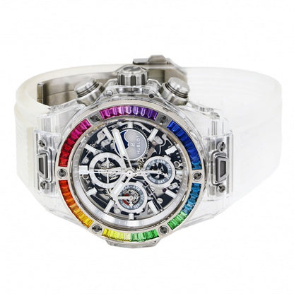 ウブロ ビッグバン ウニコ パーペチュアルカレンダー サファイア レインボー 世界限定20本406.JX.0120.RT.4099 - 浦山時計店