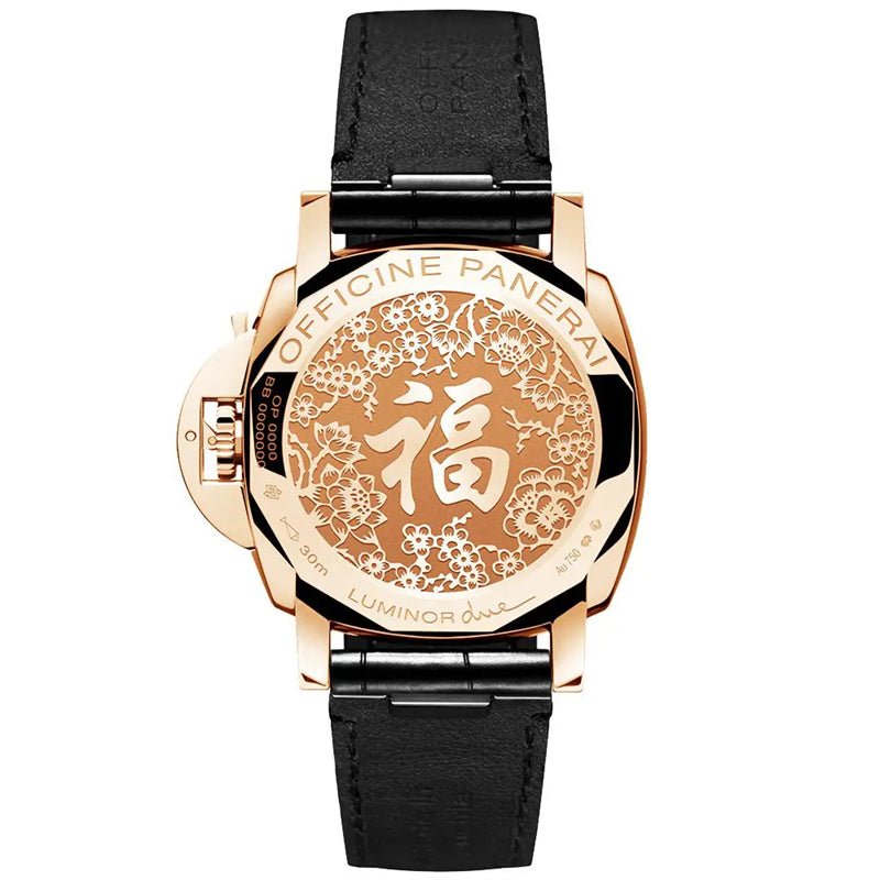 パネライ ルミノール ドゥエ 3デイズ オートマチック オロロッソ PAM00908 38mm - 浦山時計店