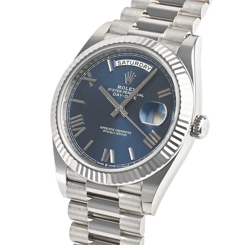 ロレックス デイデイト40 228239 ブルー文字盤 - 浦山時計店