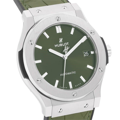 ウブロ クラシック フュージョン チタニウム グリーン 511.NX.8970.LR - 浦山時計店