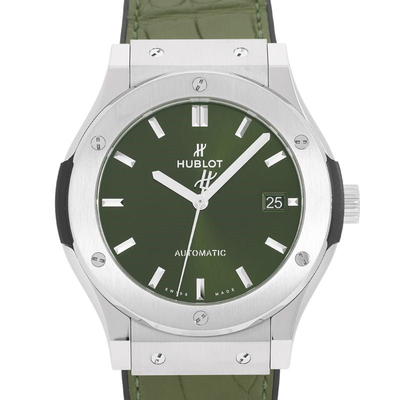 ウブロ クラシック フュージョン チタニウム グリーン 511.NX.8970.LR - 浦山時計店