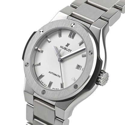 ウブロ クラシック・フュージョン チタニウム オパーリンホワイト ブレスレット 585.NX.2610.NX - 浦山時計店