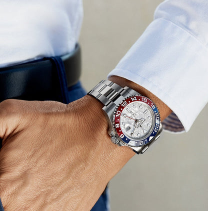 ロレックス GmtマスターⅡ 自動巻き ブラック 文字盤 ホワイトゴールド  126719BLRO-0002