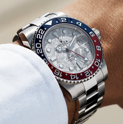 ロレックス GmtマスターⅡ 自動巻き ブラック 文字盤 ホワイトゴールド  126719BLRO-0002