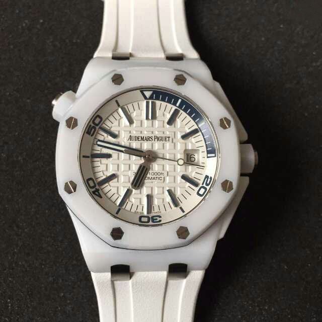 AUDEMARS PIGUETオーデマ・ピゲ ロイヤルオークオフショア ダイバー ホワイトセラミック15707CB.OO.A010CA.01 - 浦山時計店