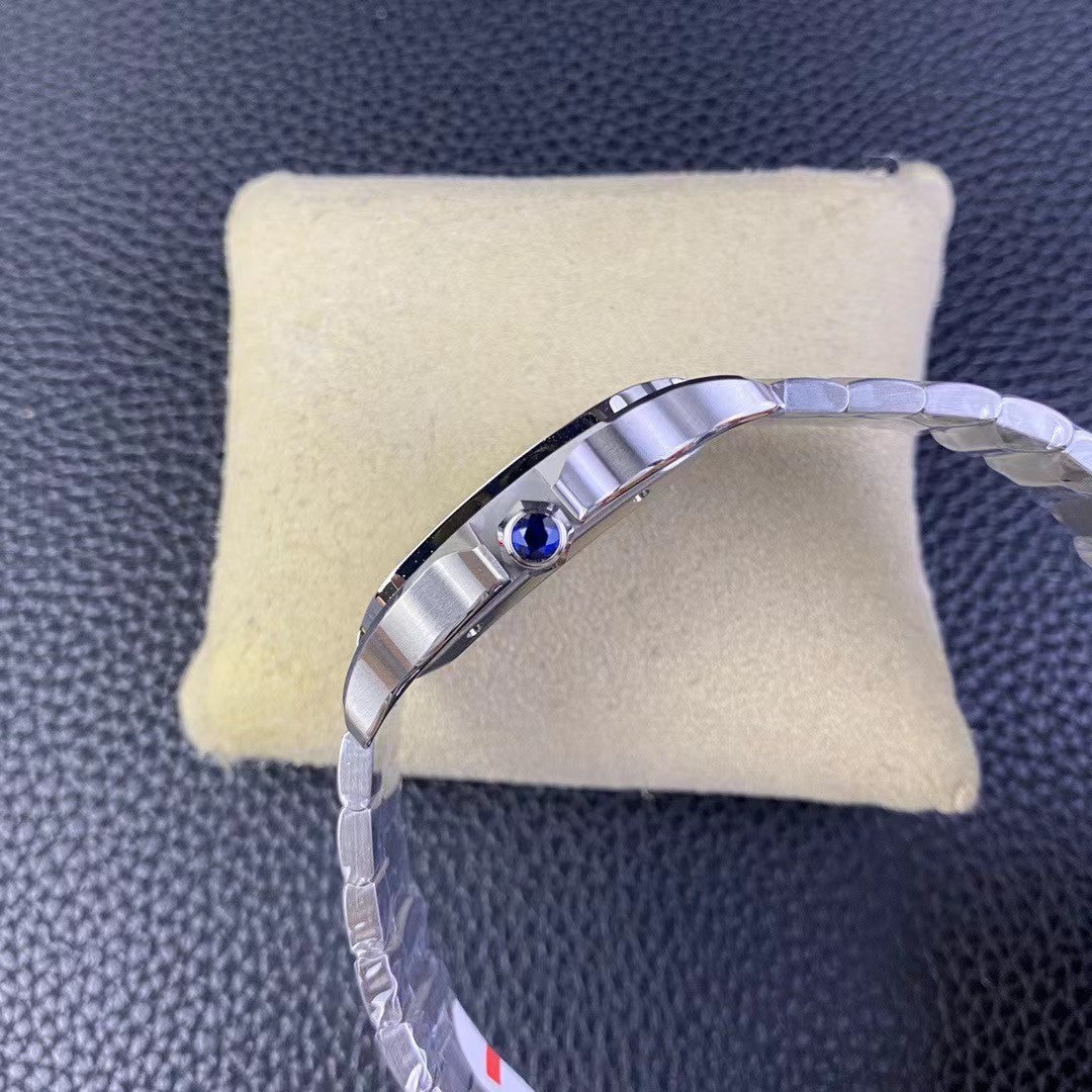 CARTIER Santos De Large Model Automatic Green Dial Men's Watch