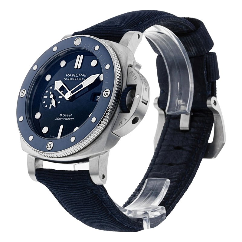 パネライ サブマーシブル クアランタクアトロ ESteel ブルー プロフォンド PAM01289 - 浦山時計店