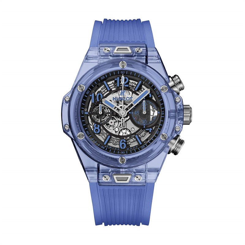 ウブロ（HUBLOT）ビッグバン ウニコ ブルーサファイア 411.JL.4809.RT 世界限定250本 - 浦山時計店