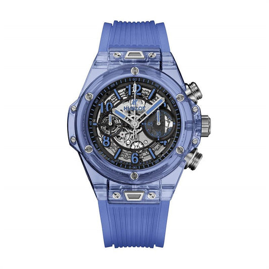 ウブロ（HUBLOT）ビッグバン ウニコ ブルーサファイア 411.JL.4809.RT 世界限定250本 - 浦山時計店