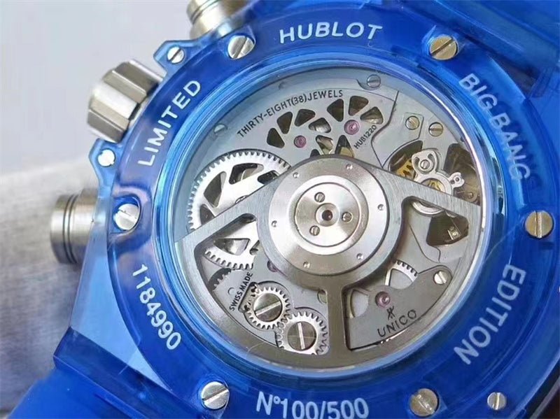 ウブロ（HUBLOT）ビッグバン ウニコ ブルーサファイア 411.JL.4809.RT 世界限定250本 - 浦山時計店