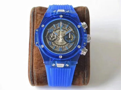 ウブロ（HUBLOT）ビッグバン ウニコ ブルーサファイア 411.JL.4809.RT 世界限定250本 - 浦山時計店