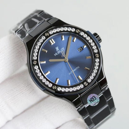 ウブロ HUBLOT クラシックフュージョン ブラック マジック ブレスレット ダイヤモンド 585.CM.1470.CM.1204 - 浦山時計店