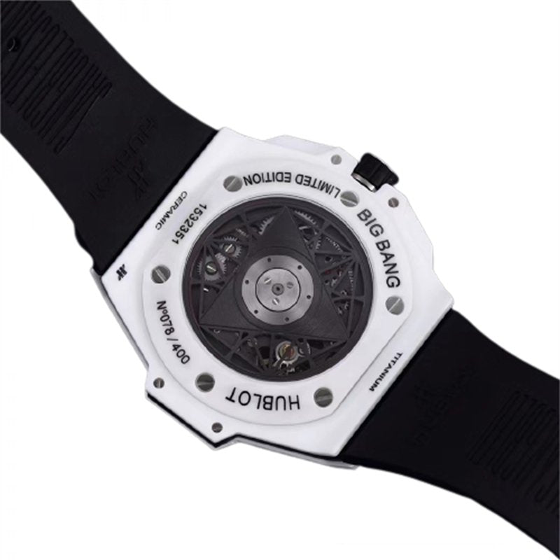 ウブロ ビッグバン ウニコ サンブルーII ホワイトセラミック418.HX.2001.RX.MXM21【世界限定200本】 - 浦山時計店