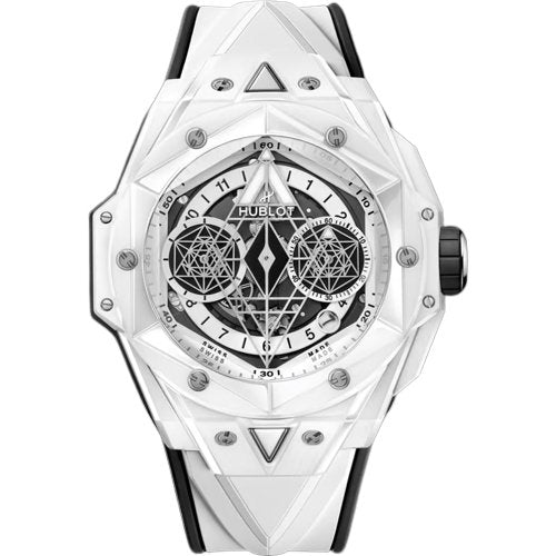 ウブロ ビッグバン ウニコ サンブルーII ホワイトセラミック418.HX.2001.RX.MXM21【世界限定200本】 - 浦山時計店