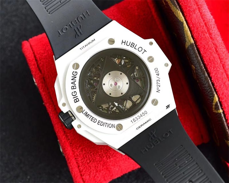 ウブロ ビッグバン ウニコ サンブルーII ホワイトセラミック418.HX.2001.RX.MXM21【世界限定200本】 - 浦山時計店