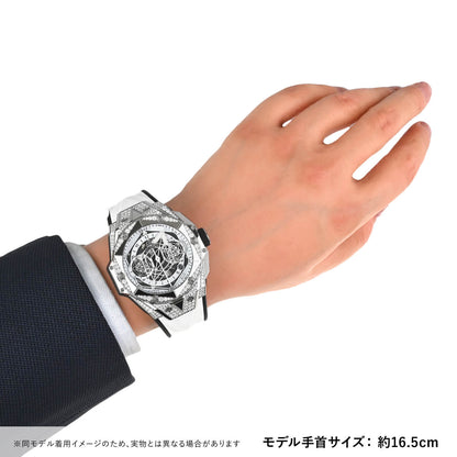 ウブロ ビッグバン ウニコ サンブルーII チタニウム パヴェ 418.NX.2001.RX.1604.MXM20 - 浦山時計店