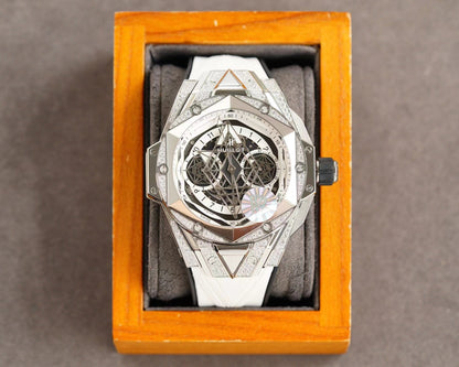 ウブロ ビッグバン ウニコ サンブルーII チタニウム パヴェ 418.NX.2001.RX.1604.MXM20 - 浦山時計店