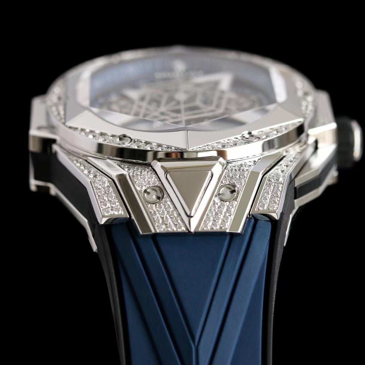 ウブロ ビッグバン ウニコ サンブルーIIチタニウムブルーパヴェ 418.NX.5107.RX.1604.MXM20 - 浦山時計店