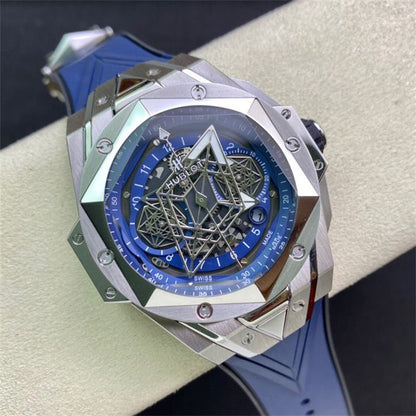 ウブロビッグバン ウニコ サンブルーIIチタニウムブルーパヴェ 418.NX.5107.RX.MXM20 - 浦山時計店