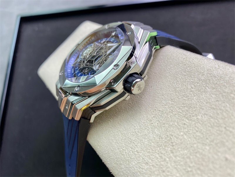 ウブロビッグバン ウニコ サンブルーIIチタニウムブルーパヴェ 418.NX.5107.RX.MXM20 - 浦山時計店