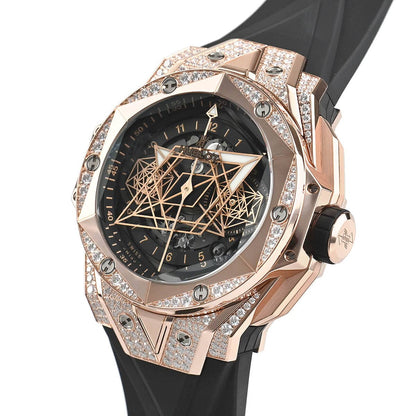 ウブロ ビッグバン ウニコ サンブルーII キングゴールドパヴェ 418.OX.1108.RX.1604.MXM20 - 浦山時計店