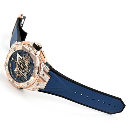 ウブロ ビッグバン ウニコ サンブルーII キングゴールド ブルー パヴェ 418.OX.5108.RX.1604.MXM20 - 浦山時計店