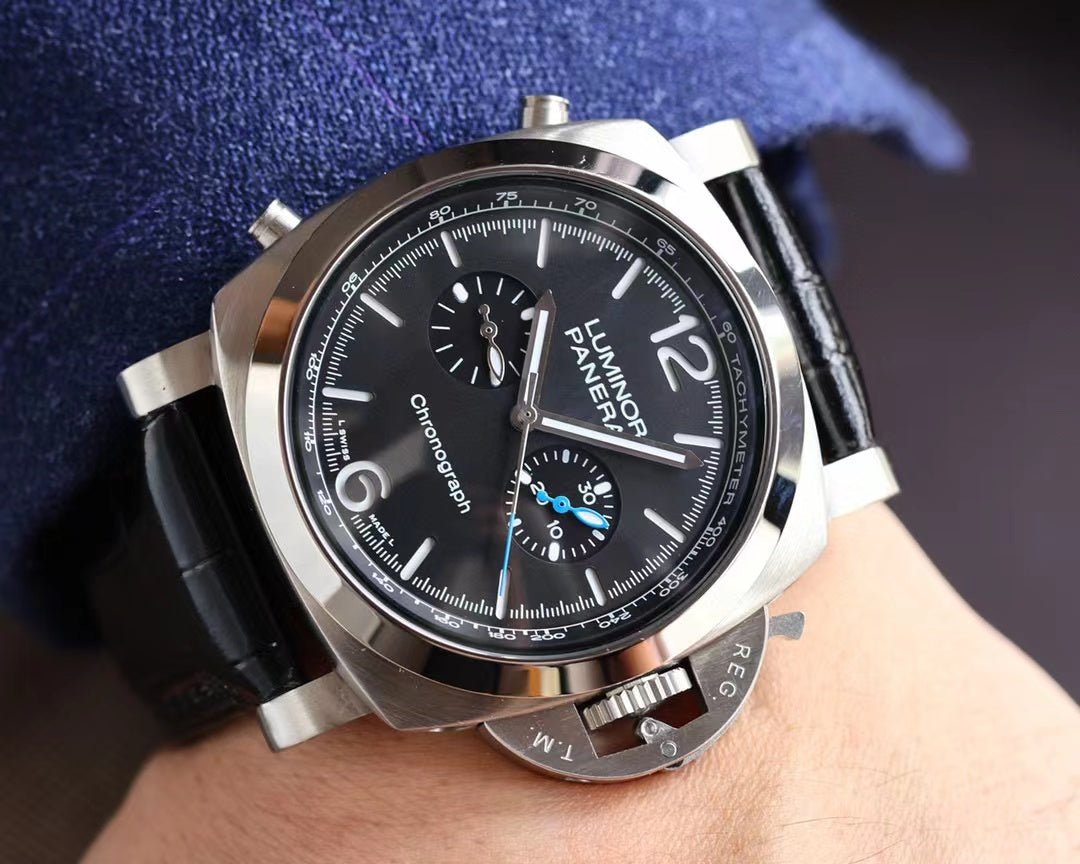 パネライ ルミノール クロノ PAM01109 ブラック 新品 - 浦山時計店