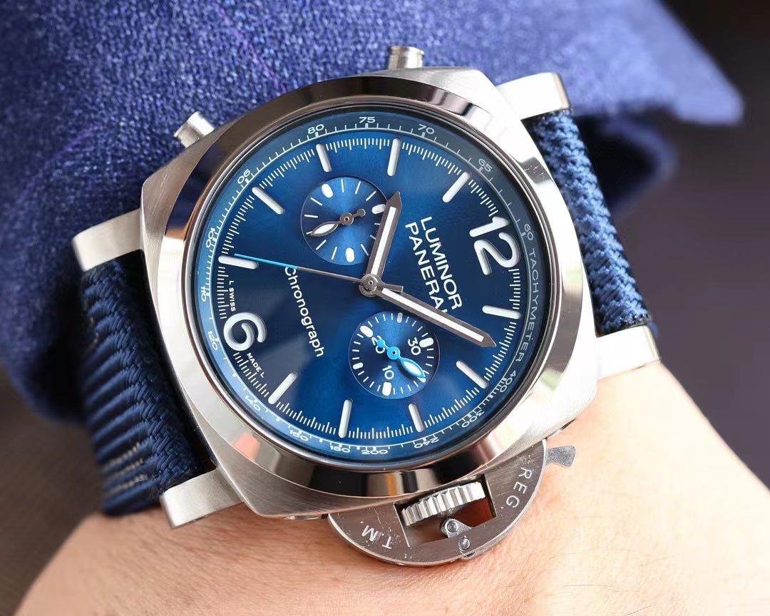 パネライ ルミノール クロノ PAM01109 ブラック 新品 - 浦山時計店