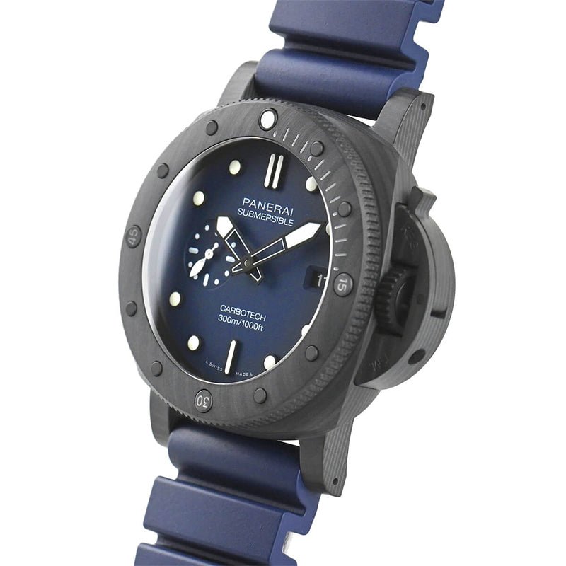 パネライ サブマーシブル クアランタ クアトロ カーボテック ブルー アビッソ PAM01232 - 浦山時計店