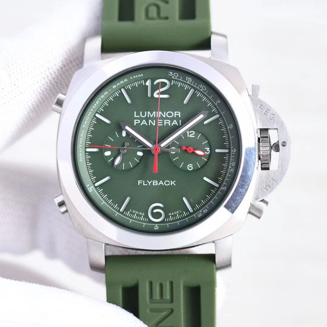 パネライ ルミノール クロノ フライバック ベルデミリターレ PAM01296 - 浦山時計店