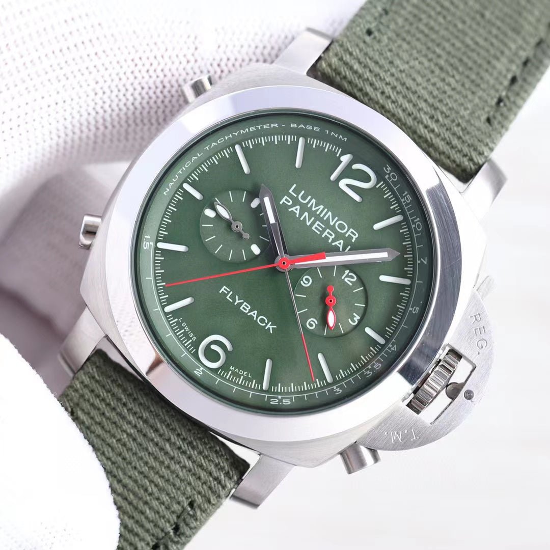 パネライ ルミノール クロノ フライバック ベルデミリターレ PAM01296 - 浦山時計店