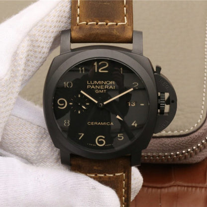 PANERAI オフィチーネ パネライ ルミノール 1950 3DAYS GMT オートマティック チェラミカ44mmPAM00441 - 浦山時計店