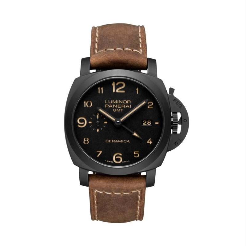 PANERAI オフィチーネ パネライ ルミノール 1950 3DAYS GMT オートマティック チェラミカ44mmPAM00441 - 浦山時計店