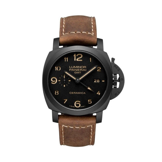 PANERAI オフィチーネ パネライ ルミノール 1950 3DAYS GMT オートマティック チェラミカ44mmPAM00441 - 浦山時計店