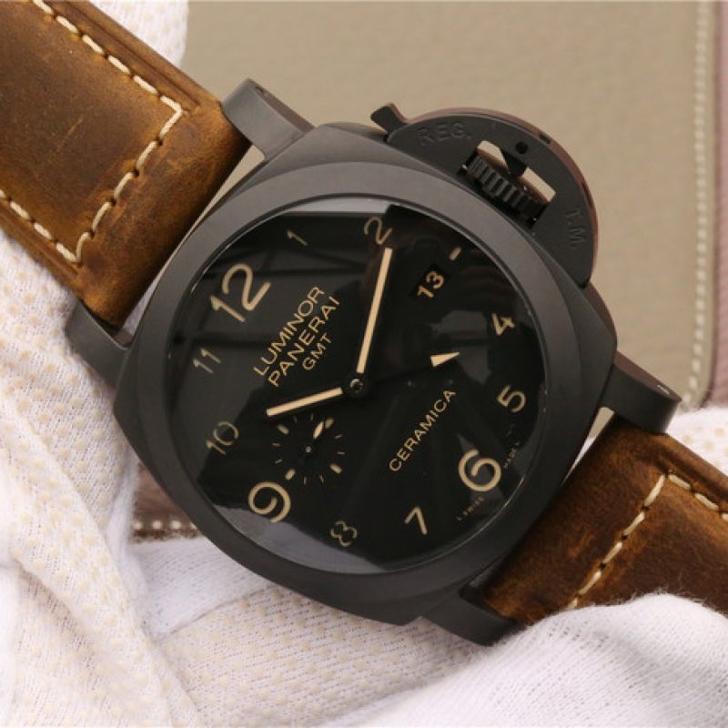PANERAI オフィチーネ パネライ ルミノール 1950 3DAYS GMT オートマティック チェラミカ44mmPAM00441 - 浦山時計店