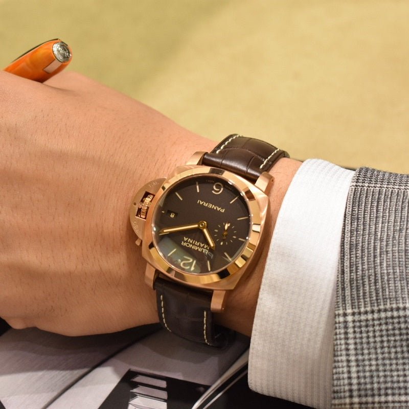 PANERAI オフィチーネ パネライ ルミノールマリーナ 3Days ORO ROSSO 42mm PAM00393 - 浦山時計店