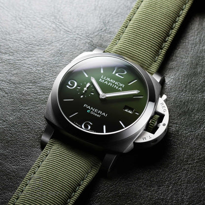 PANERAI パネライ ルミノールマリーナ ESteel ヴェルデ ズメラルド PAM01356 - 浦山時計店