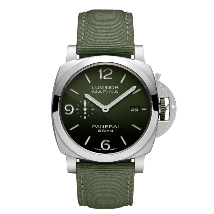 PANERAI パネライ ルミノールマリーナ ESteel ヴェルデ ズメラルド PAM01356 - 浦山時計店