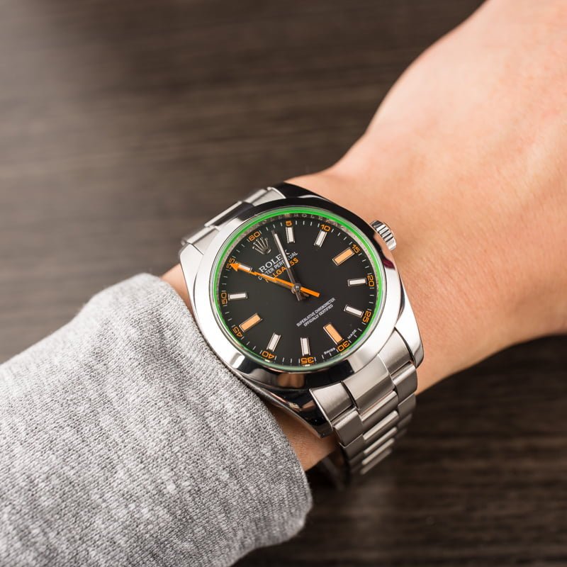 ROLEX ロレックス ミルガウス 116400GV ブラック ランダムシリアル - 浦山時計店