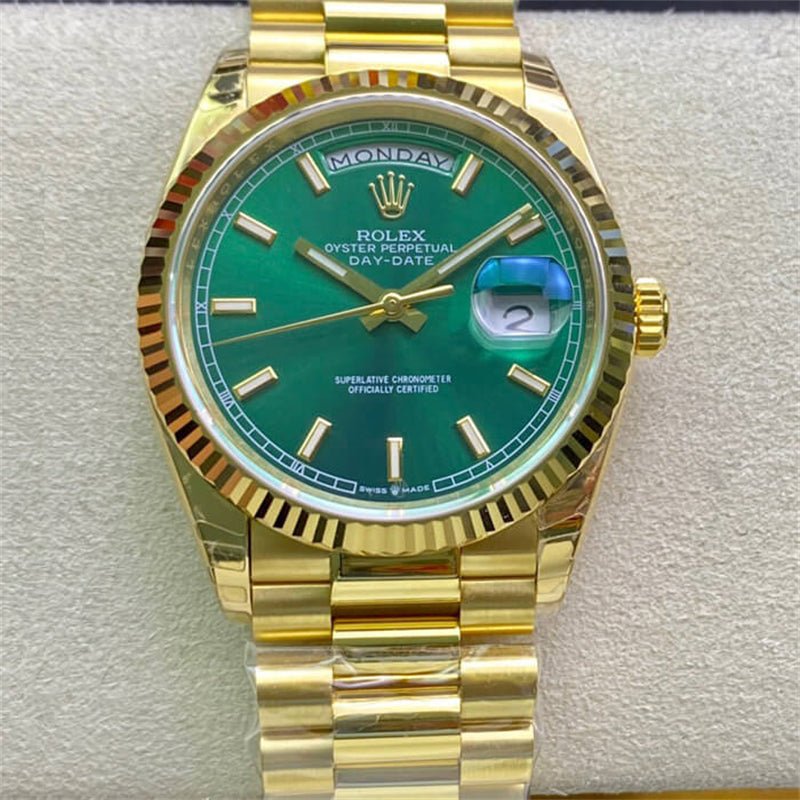 ロレックス ROLEX デイデイト 36 118238 グリーン文字盤 - 浦山時計店