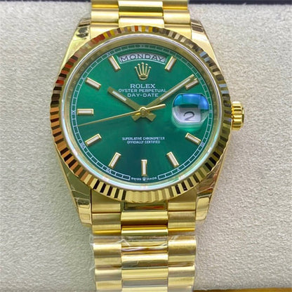 ロレックス ROLEX デイデイト 36 118238 グリーン文字盤 - 浦山時計店