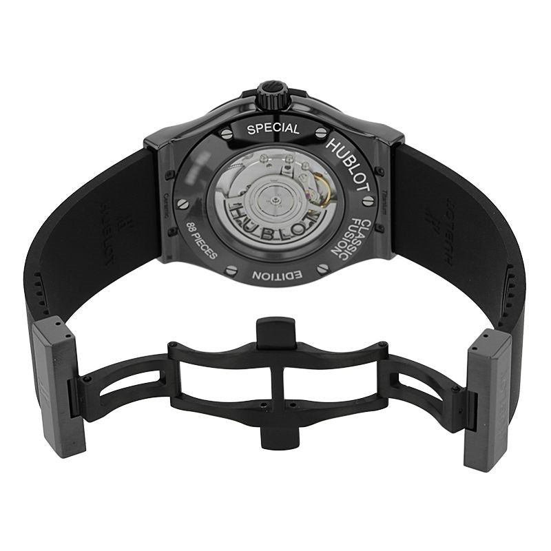 ウブロ クラシックフュージョン ブラックセラミック YOSHIDA限定88本511.CM.1470.RX.MYOS - 浦山時計店